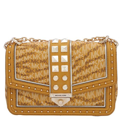 michael kors marigold purse|Michael Kors gold purse large.